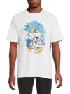 Robert Graham Men's Tiki Graphic Cotton T-shirt In White