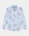 Robert Graham Tilden Long Sleeve Button Down Shirt In Multi