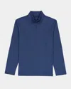 Robert Graham Men's Troland Stripe Quarter-zip Sweater In Blue