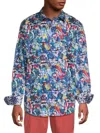 Robert Graham Men's Trumbell Printed Cotton Button-front Shirt In Multi