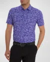 ROBERT GRAHAM MEN'S TYNE PRINTED STRETCH POLO SHIRT