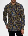 Robert Graham Valmont Long Sleeve Button Down Shirt In Blue