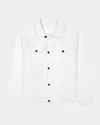 Robert Graham Men's Wells Denim Jacket In White