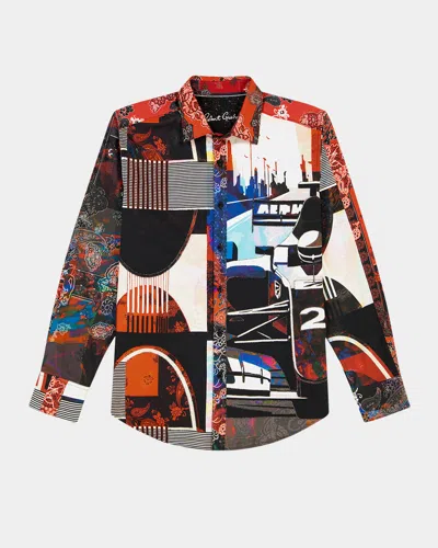 Robert Graham Men's Winners Circle Cotton Stretch Sport Shirt In Multi
