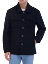 Robert Graham Men's Wool Blend Shirt Jacket In Navy