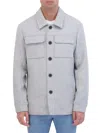 Robert Graham Wool Shirt Jacket In Stone