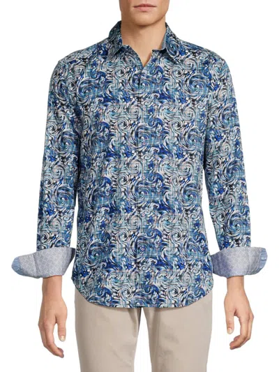 Robert Graham Men's Zeth Classic Cotton Button-down Shirt In Multi