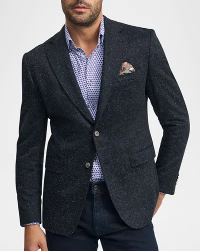 Robert Graham Mens Jetset Vi Woven Sport Coat In Navy