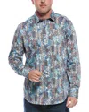 Robert Graham Merola Woven Shirt In Multi
