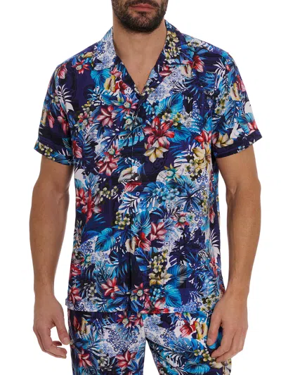 Robert Graham Merrick Floral Camp Shirt In Multi