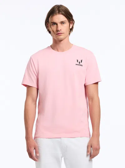 Robert Graham Messi 10 Short Sleeve T-shirt In Pink