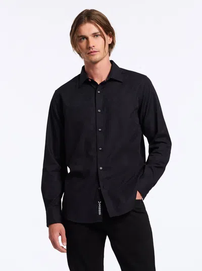 Robert Graham Messi Long Sleeve Button Down Shirt In Black