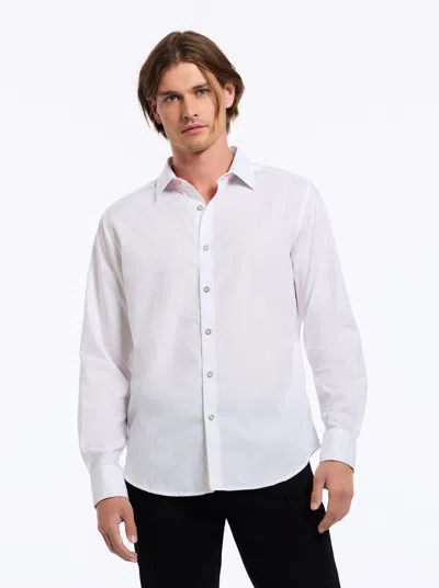 Robert Graham Messi Long Sleeve Button Down Shirt In White