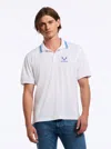 Robert Graham Messi Short Sleeve Polo In White