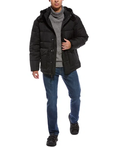 Robert Graham Mid-length Puffer Coat In Black