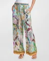 ROBERT GRAHAM MINNA FLORAL-PRINT WIDE-LEG PANTS