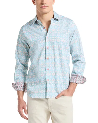 Robert Graham Mirage Woven Shirt In Blue