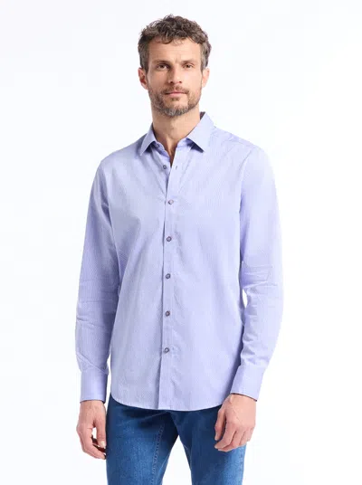 Robert Graham Miramar Long Sleeve Button Down Shirt In Blue