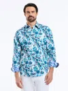 Robert Graham Miren Long Sleeve Button Down Shirt In Blue