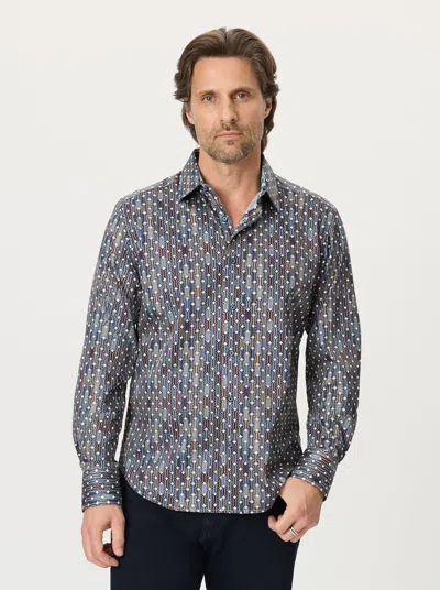 ROBERT GRAHAM MISSING LINKS LONG SLEEVE BUTTON DOWN SHIRT