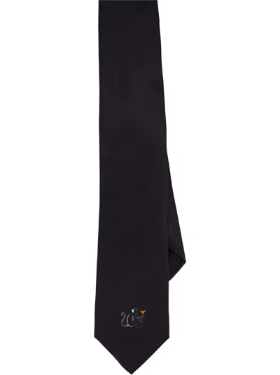 Robert Graham Monkey Tie In Orange