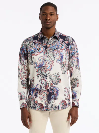 Robert Graham Morningside Long Sleeve Button Down Shirt In Blue