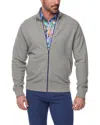 Robert Graham Moser Knit Zip-up Jacket In Charcoal