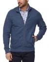 Robert Graham Moser Long Sleeve Knit Full Zip In Navy