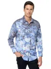 Robert Graham Nadine Long Sleeve Button Down Shirt In Indigo