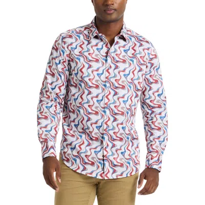 Robert Graham Nate Long Sleeve Button Up Shirt In Multi