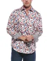 Robert Graham Nate Woven Shirt In Multi