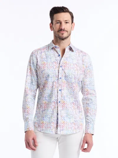Robert Graham Naver Long Sleeve Button Down Shirt In Multi