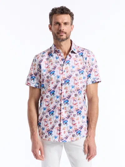 Robert Graham Norby Short Sleeve Button Down Shirt In Multi