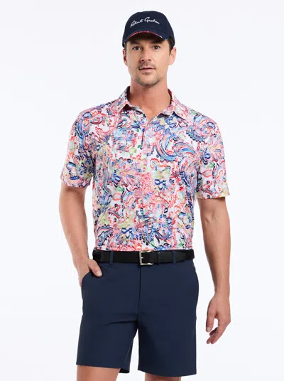 Robert Graham Oden Short Sleeve Polo In Multi