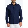 Robert Graham Odyssey Classic Fit Jacquard Long Sleeve Stretch Cotton Button-up Shirt In Blue