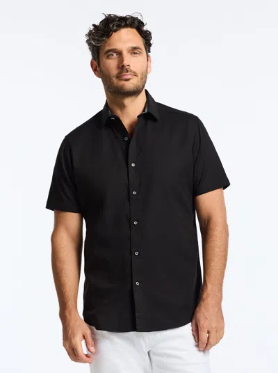 Robert Graham Odyssey Short Sleeve Button Down Shirt In Black
