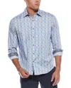 Robert Graham Ogden Classic Fit Woven Shirt In Blue