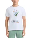 Robert Graham On The Green Cotton Graphic T-shirt In White