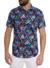 Robert Graham Orting Short Sleeve Button Down Shirt In Multi