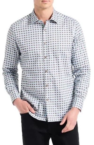 Robert Graham Ostin Long Sleeve Button-up Shirt In Gray
