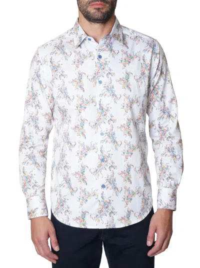 Robert Graham Pagano Long Sleeve Button Down Shirt In Multi