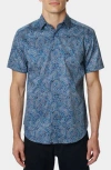 Robert Graham Paisley Print Button-up Shirt In Blue