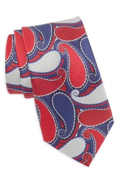 Robert Graham Paisley Silk Tie In Multi