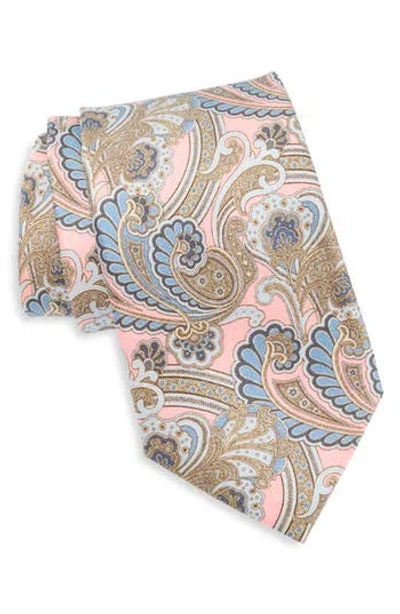 Robert Graham Paisley Silk Tie In Gray