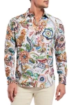 Robert Graham Palawan Embroidered Floral Button-up Shirt
