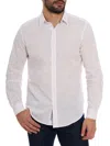 Robert Graham Palmer Long Sleeve Button Down Shirt In White