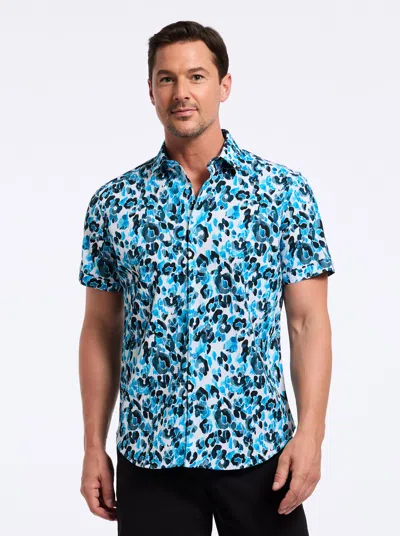 Robert Graham Pantanal Short Sleeve Button Down Shirt In Multi