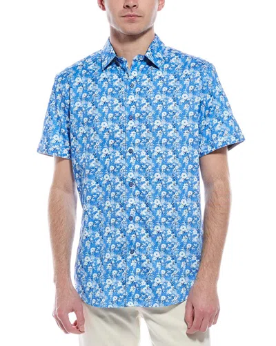 Robert Graham Pattone Classic Fit Shirt In Blue