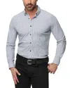 Robert Graham Paxton Tailored Fit Houndstooth Check Button-up Shirt In Gray