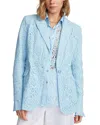 Robert Graham Penelope Single-button Floral Lace Jacket